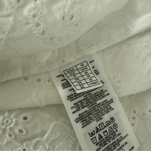 White Eyelet Bell Sleeve Top - Picture 2 of 2